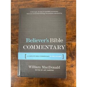 Believer's Bible Commentary William‎ MacDonald Thomas Nelson Hardcover NKJV